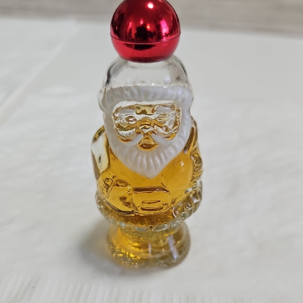 Vintage Avon "Jolly Santa" cologne bottle.